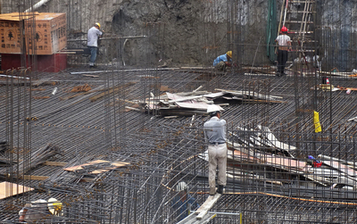 揚州文匯閣復建進入土建施工 樁基施工完工開啟地下室建設