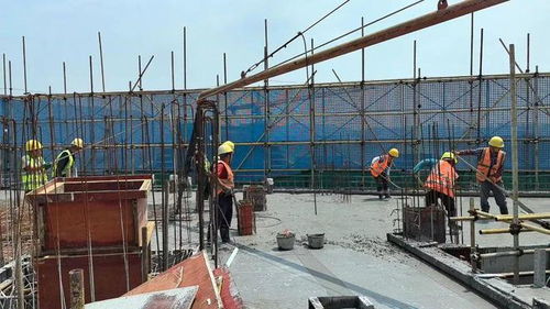 假期不停工,科學城交通 人才社區 城市中心項目建設施工忙