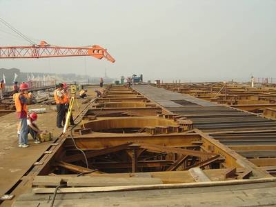 大河里面橋墩是如何建造起來的,現在搞清楚了