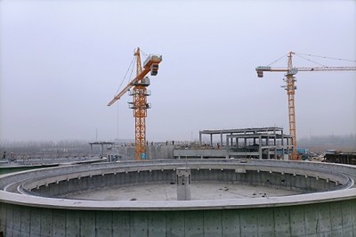 建設綠色中國:德州陵城區第二污水廠擴建項目主體結構順利完工